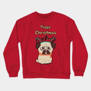 Puggy Christmas Crewneck Sweatshirt